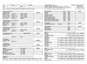 Christmas Order Form